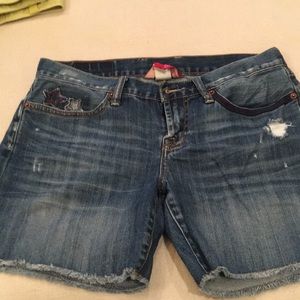 Denim shorts